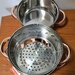 Oala pentru gatit la aburi 4 elemente, 18 cm, 2,5 litri cu doua insertii